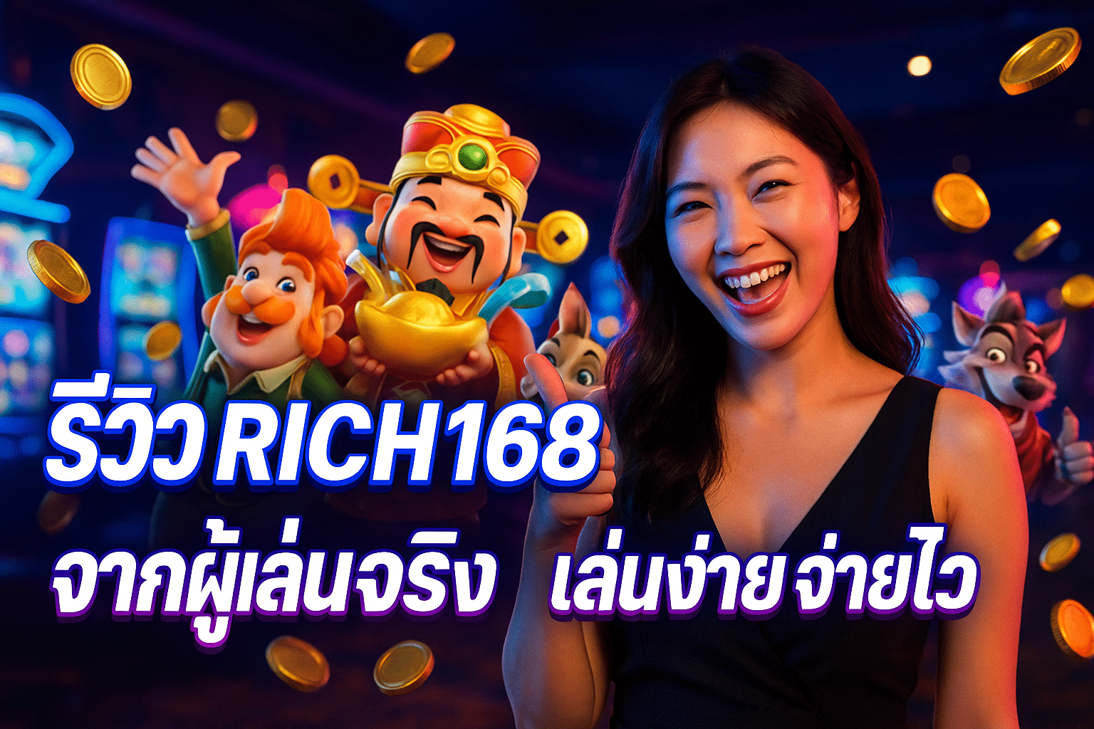 รีวิว RICH168 จากผู้เล่นจริง เล่นง่าย จ่ายไว