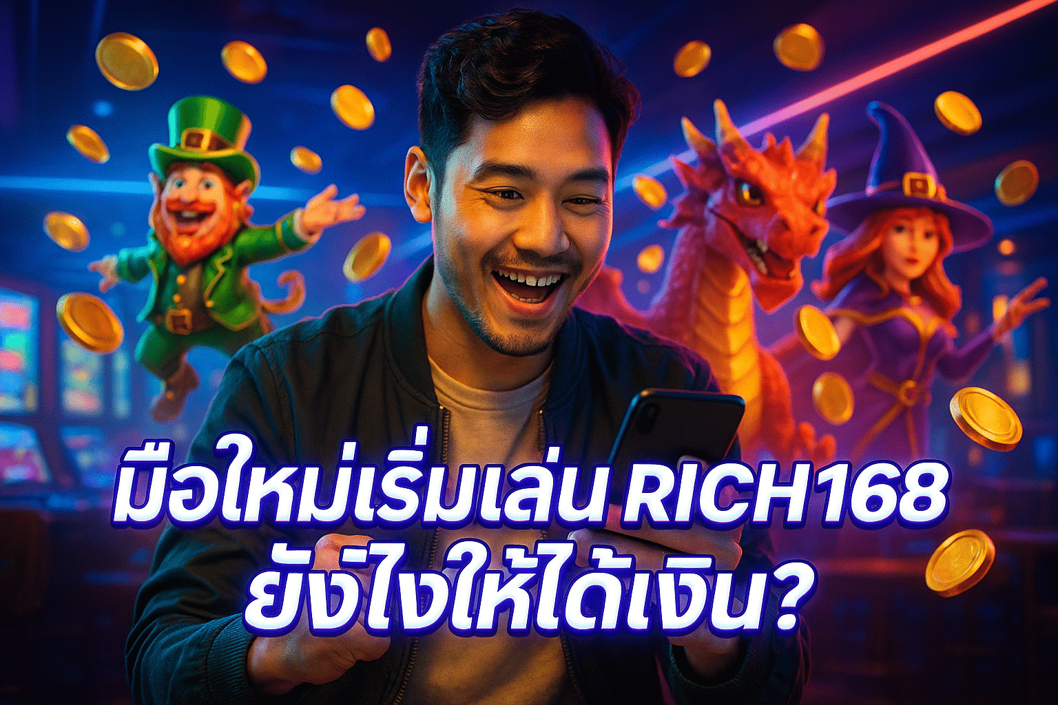 มือใหม่เริ่มเล่น RICH168 ยังไงให้ได้เงิน?