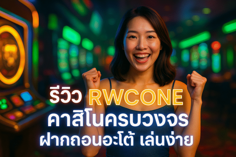 รีวิว RWCONE คาสิโนครบวงจร ฝากถอนออโต้ เล่นง่าย