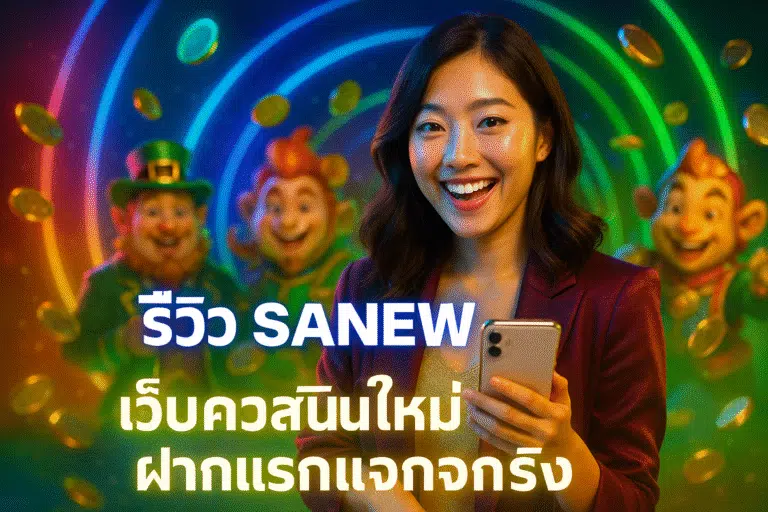 รีวิว SANEW เว็บคาสิโนใหม่ ฝากแรกแจกจริง