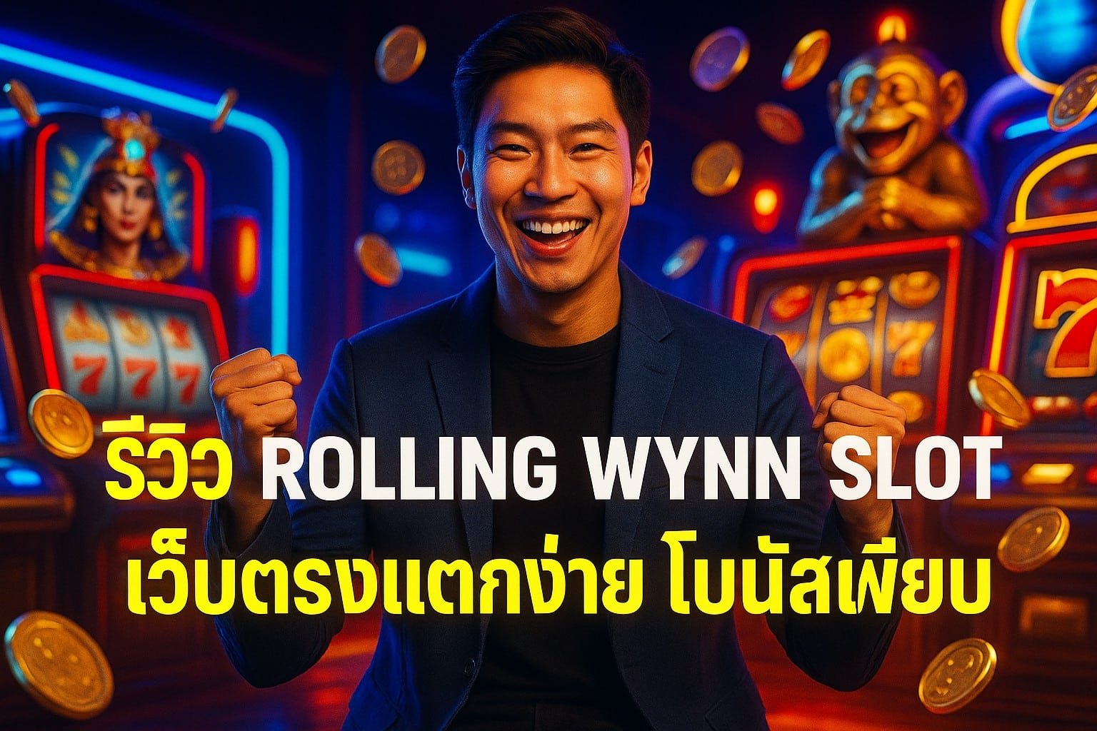 รีวิว ROLLING WYNN SLOT เว็บตรงแตกง่าย โบนัสเพียบ
